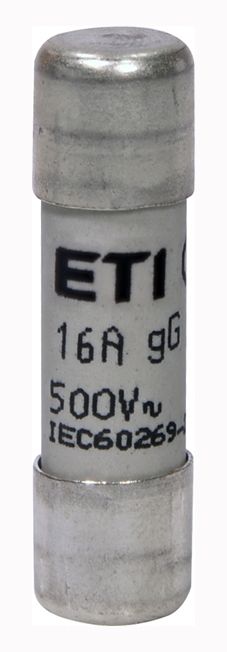 Запобіжник CH 10х38 gG 16A, 500V ETI(2651019)