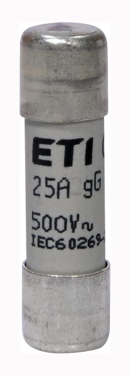 Запобіжник CH 10х38 gG 25A, 500V ETI(2651021)