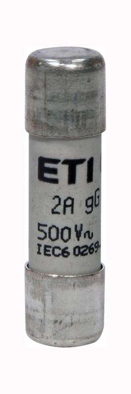 Запобіжник CH 10х38 gG 2A, 500V ETI(2651013)