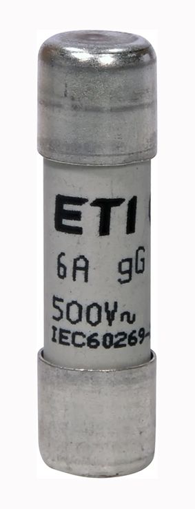 Запобіжник CH 10х38 gG 6A, 500V ETI(2651015)