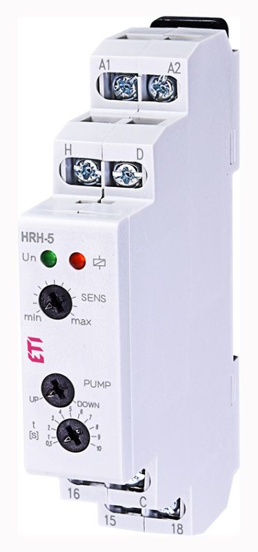 Реле контроля уровня жидкости HRH-5/UNI 24..240V AC/DC (1*8A_AC1) ETI(2471715)