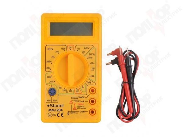 Мультиметр MM-1204 Sturm(MMM-1204)