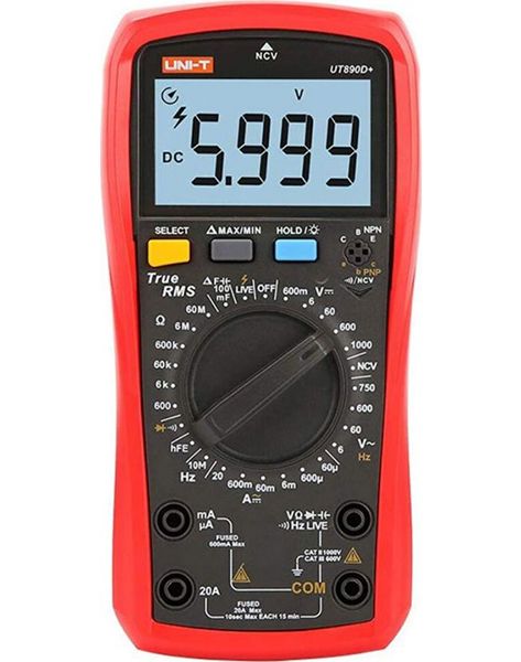 Мультиметр цифровой UT 890D+ UNI-T(UT890D+)