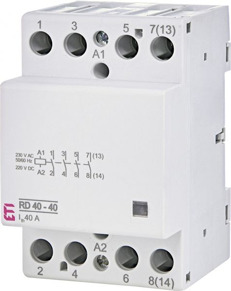 Контактор RD 40-40 (230V AC/DC) (AC1 (ЕТІ)(2464018)