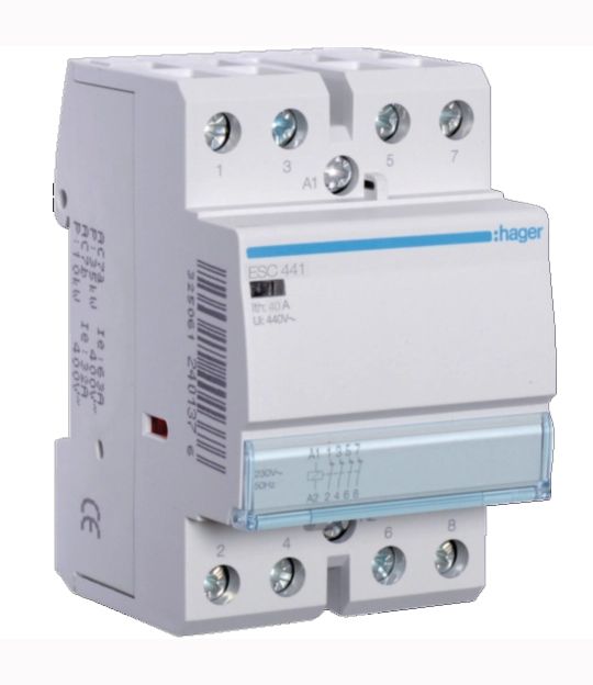 Контактор модульный HAGER ESС441 40A(ESС441)