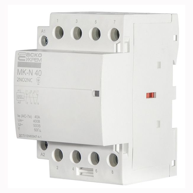 Контактор модульний MK-N 4p 40A 2NO2NC АСКО(A0040030036)