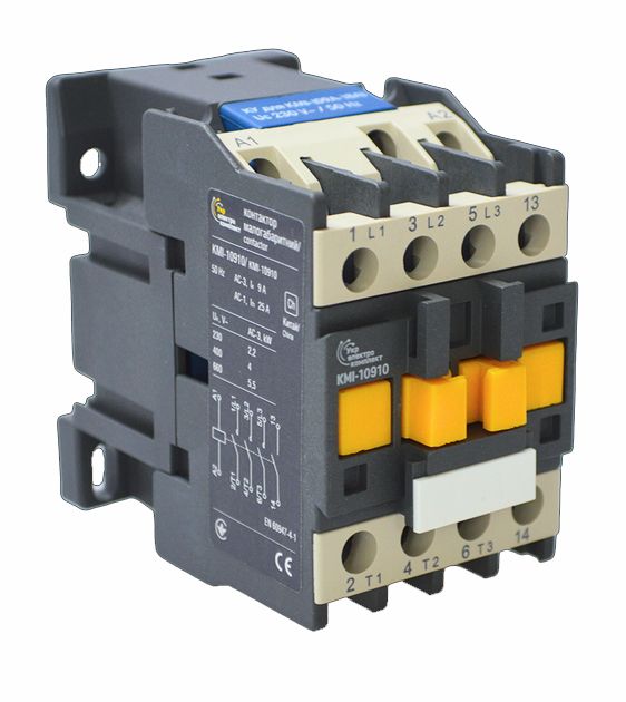 Контактор КМИ-10910 9А 220В/АС3 1НО, УЕК(KKM11-009-230-10-U)