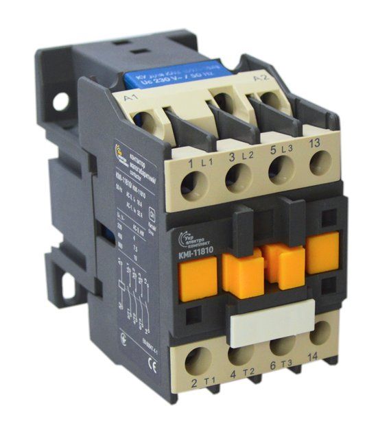 Контактор КМИ-11810 18А 400В/АС3 1НО, УЕК(KKM11-018-400-10-U)