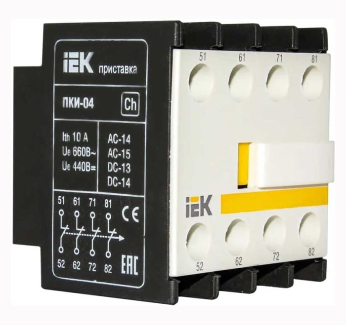 Приставка ПКИ-04, 4НЗ, ИЭК(KPK10-04)
