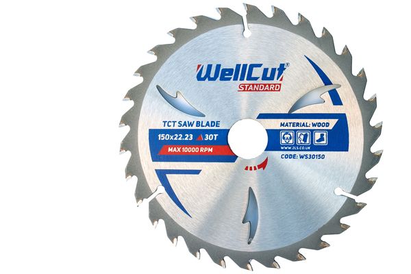 Диск пильный 150мм*22,2мм 30Т WELLCUT Standard(WS30150)