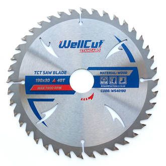 Диск пильный 190мм*30мм 40Т WELLCUT Standard(WS40190)
