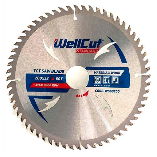 Диск пильный 200мм*32мм 60Т WELLCUT Standard(WS60200)