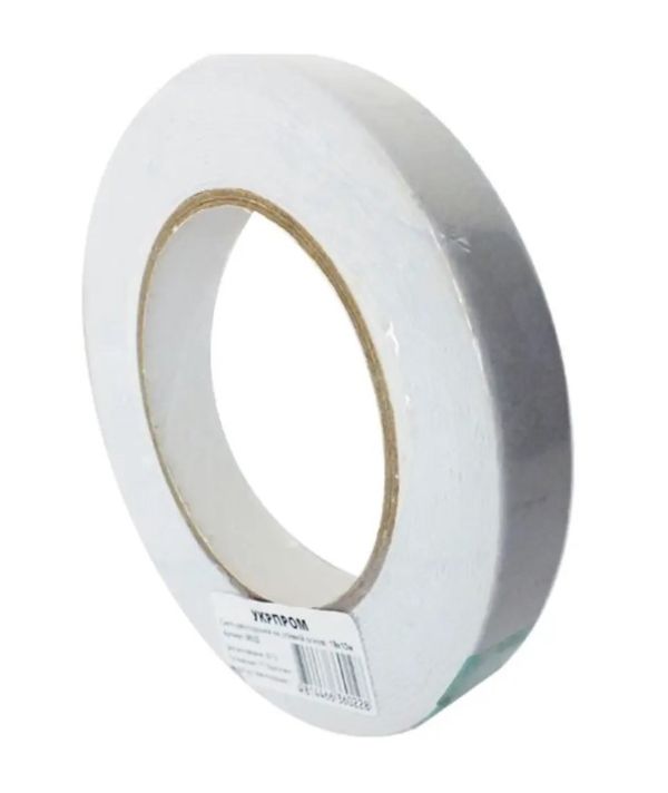 Лента клейкая монтажная усиленная двухсторонняя на вспененной основе 19*5м СТАЛЬ 36027(36027)