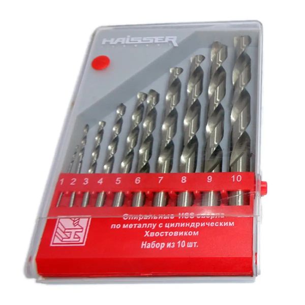 Набор сверел по металу (1-10мм) HAISSER HS101201/2018901(HS101201/2018901)