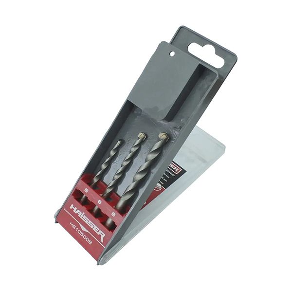 Набор сверл по бетону 5,6,8мм. 3 шт. HAISSER Professional 3219901(79801)