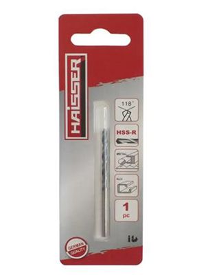 Свердло по металу 5,0*52*86мм HAISSER 40052(40052)