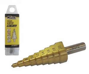 Свердло ступінчате по металу WERK 4-20мм 2039907(88827)