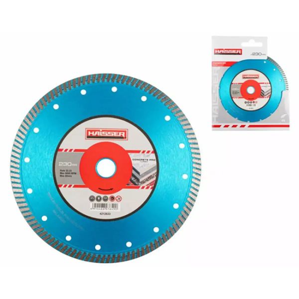 Круг алмазный Turbo CONCRETE PRO 125*2.3*10*22,23мм. HAISSER 4212631(4212631)