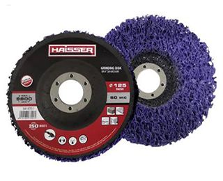 Коло зачисне із вспіненого абразиву 125мм. фініш HAISSER 5419701(5419701)