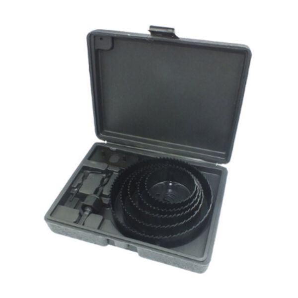 Набір пил кільцевих 8 предметів, адаптер, шестинранник WERK 2639903(2639903)