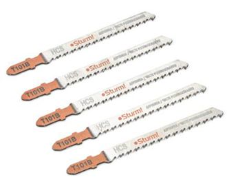 Пилки для лобзика STURM дерево 83мм прямий різ. 5 шт 9019-03-101B(9019-03-101B)