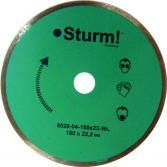 Диск алмаз. беспр. 180мм 9020-04-180*22-WC Sturm(9020-04-180*22-WC)