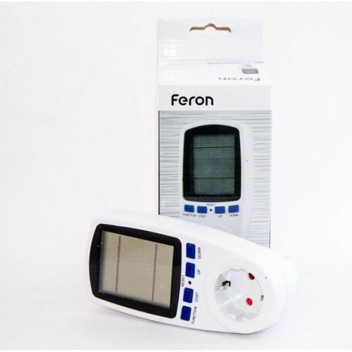 Розетка-энергоизмеритель TM55 3680W 23246 Feron(23246)