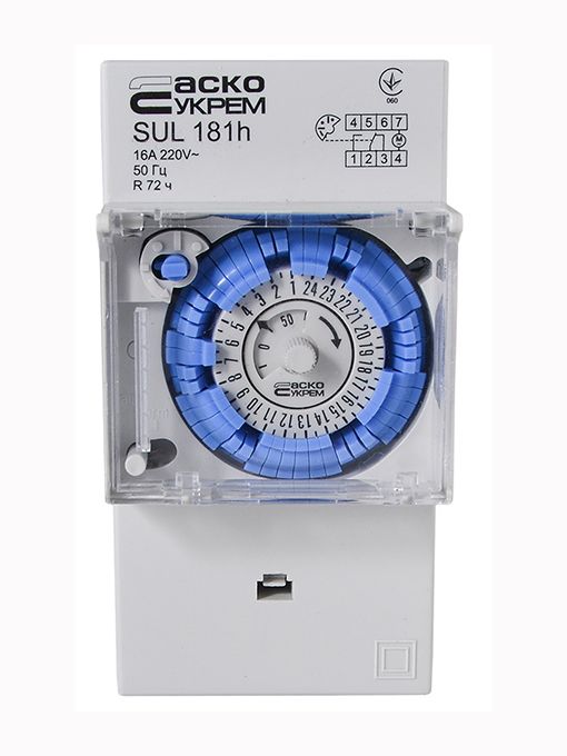 Таймер суточный электромех SUL 181h АСКО(A0090040001)