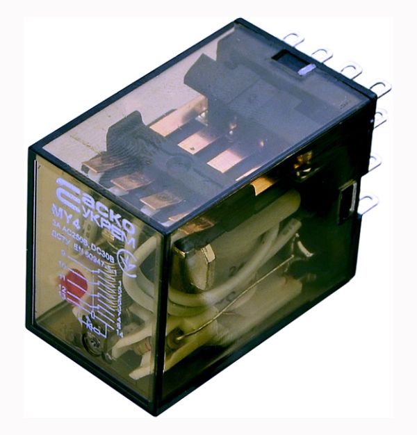 Реле MY4/ DC 24 V(без колодки) АсКо(A0090010015)