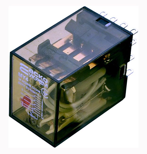 Реле MY4/ DC 24 V(без колодки) АсКо(A0090010015)