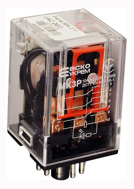 Реле MК3Р/ AC24V(без колодки) АсКо(A0090010004)