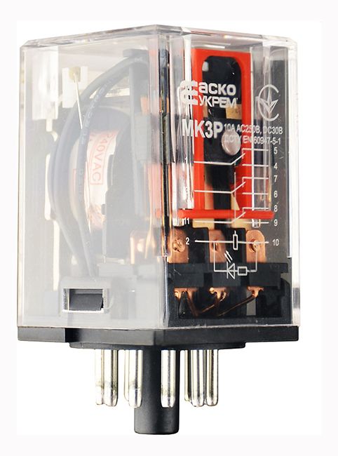 Реле MК3Р/АС220 V(без колодки) АсКо(A0090010003)