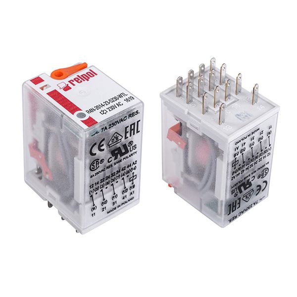 Реле R4N-2014-23-5230 (5220,5240)-WTL/AC 230 V, без колодки Relpol(R4N2014235230WTL)