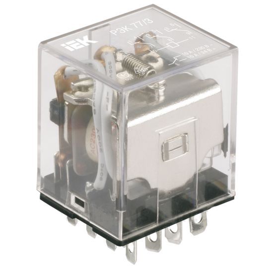 Реле ІЕК РЕК77/3 (LY3) / DC24V (без колодки)(RRP10-3-10-024D)