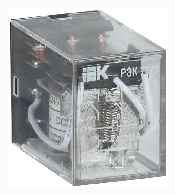 Реле ІЕК РЕК78/3 (MY3) / DC24V (без колодки)(RRP20-3-05-024D)