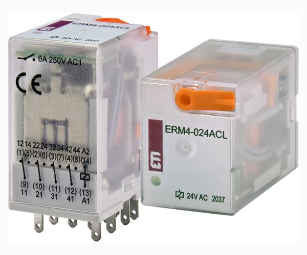Реле промежуточное ERM4-024ACL 4p ETI(2473009)