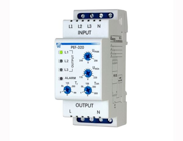 Переключатель фаз электронный ПЭФ-320 Новатек(NTPEF3200)