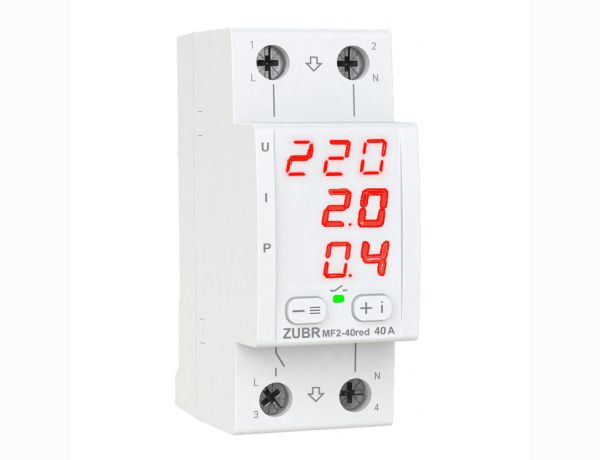 Реле многофункциональное MF2-40 red ZUBR(4820120221767)