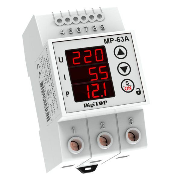 Реле многофункциональное МР-63A, 0-400В, Энергохит(МР-63A)