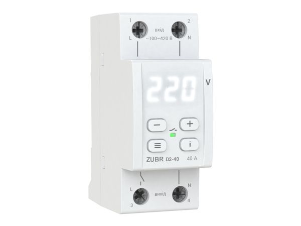 Реле напряжения  ZUBR D2-40
