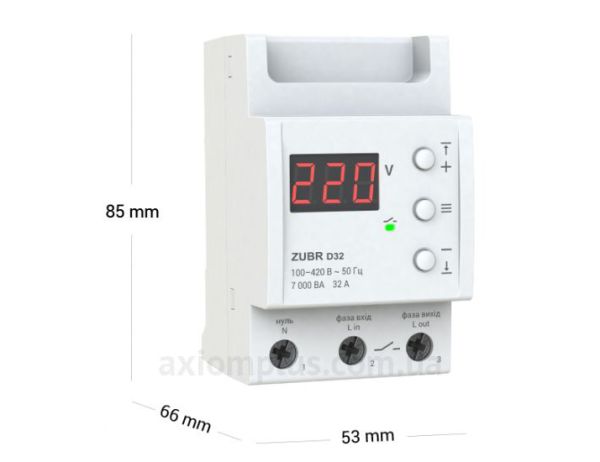 Реле напряжения  ZUBR D32