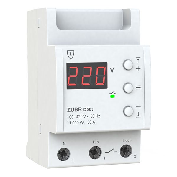 Реле напряжения  ZUBR D50t