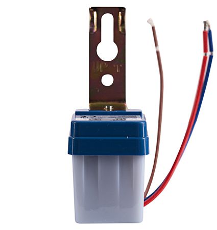 Датчик света 6А IP44, 5-15 LUX (LS-01W)(LS-01W)