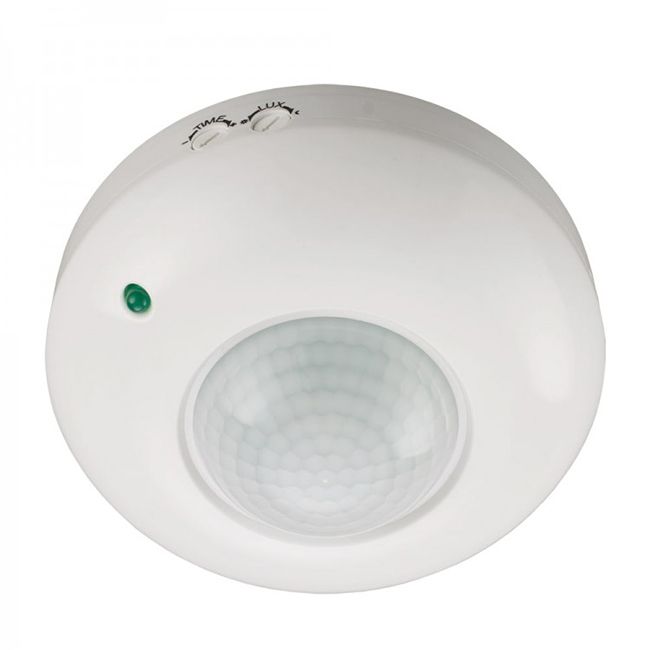 Датчик руху FERON LX20/SEN5 1200W DD=8mm 3-2000Lux білий(22006)
