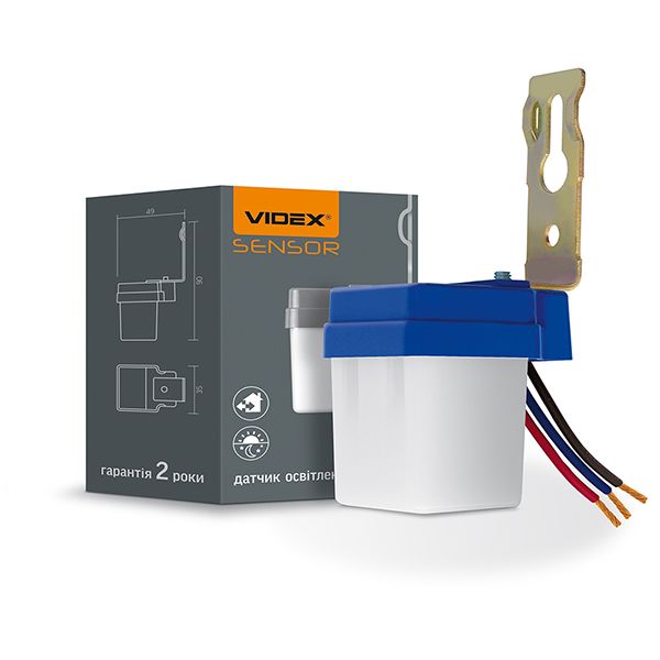 Датчик освещения VIDEX  6A 220V VL-SN01(VL-SN01)