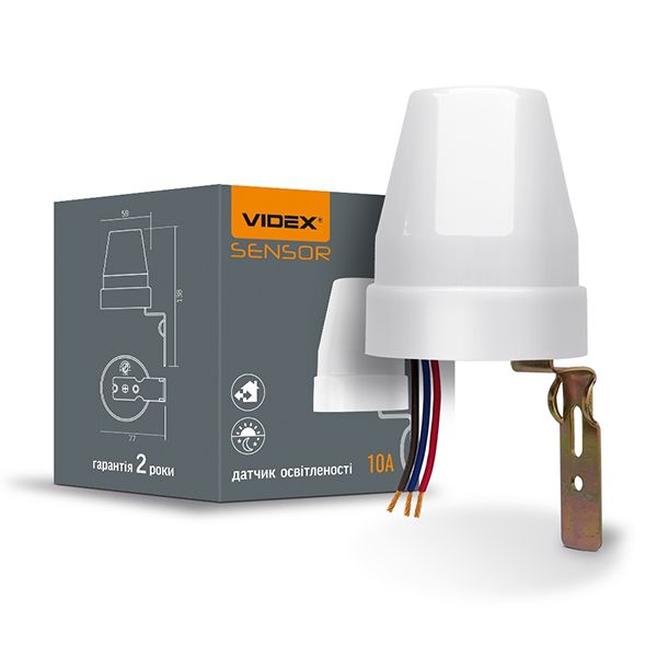 Датчик освещения VIDEX 10A 220V VL-SN02(VL-SN02)