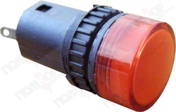 Армат. сигн. светодиодная AD16-16DS AC/DC 24 В, красная АСКО(A0140030053)