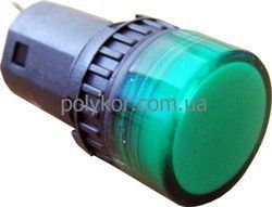 Армат. сигн. светодиодная AD16-16DS/AC220 В, зеленая АСКО(A0140030051)