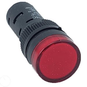 Армат. сигн. світлодіодна AD16DS 12В AC/DC, червоний TNSy(TNSy5502223)