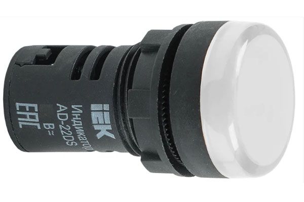 Армат. сигн. светодиодная AD22C-10/AC220V, белая АсКо(A0140030121)